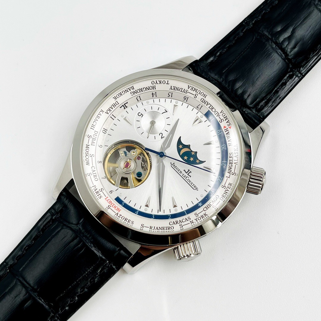 高仿積家-JaegerLeCoultre 頂級腕錶 進口多功能飛輪機械機芯高仿a貨