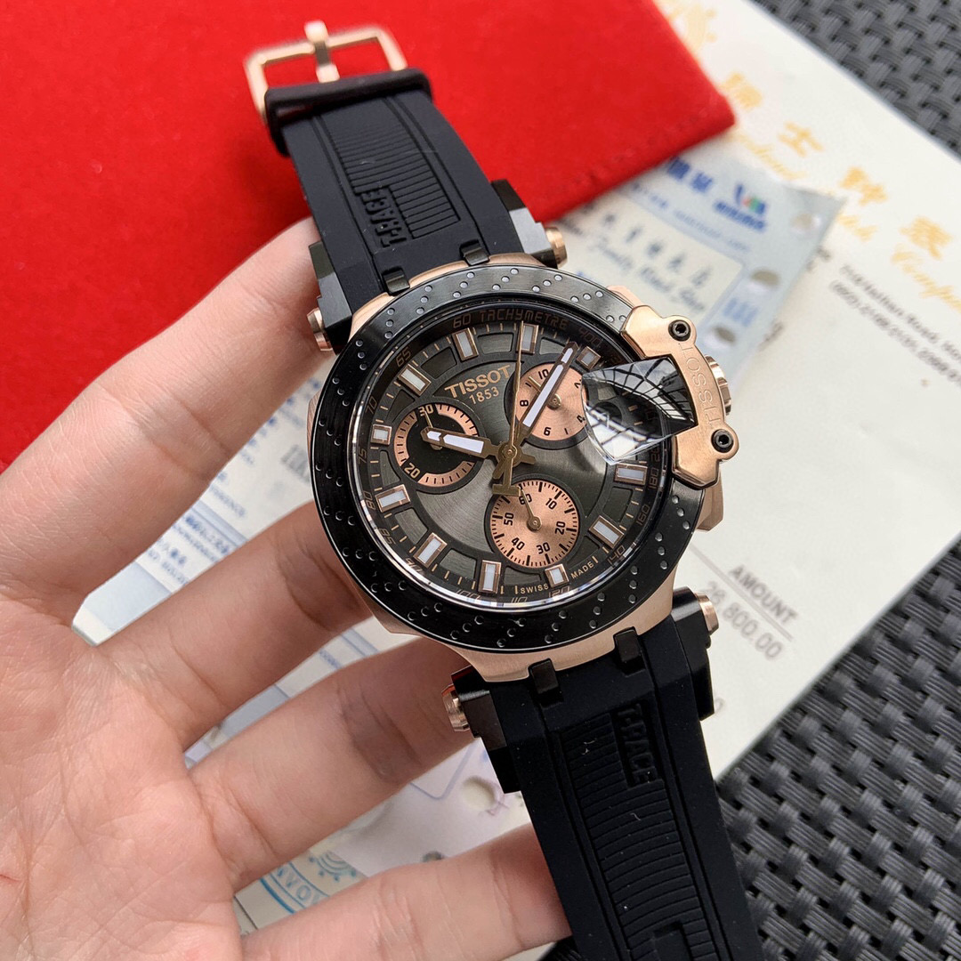 高仿天梭 Tissot 精品男士腕錶，多功能設計，技藝精湛高仿a貨