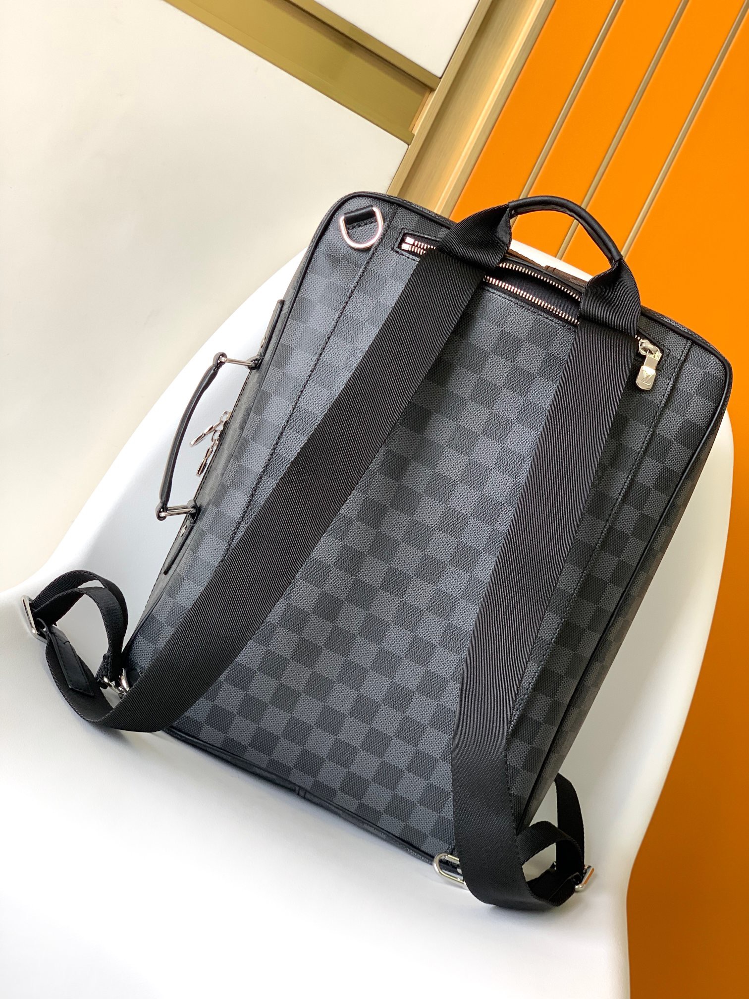 高仿LV男包 頂級原單 N50051 Briefcase 雙肩包空間充裕高仿a貨