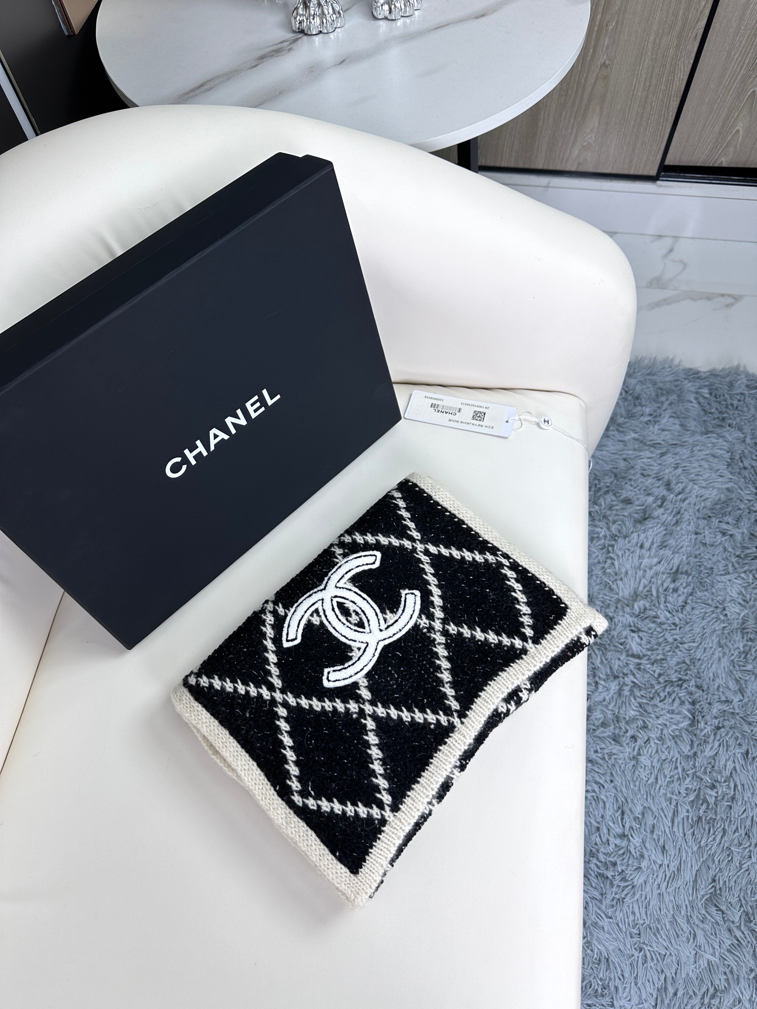 CHANEL 秋冬超軟糯圍巾高仿a貨